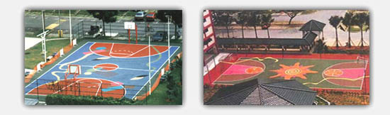 進口<a href=http://www.yingdedao.com target=_blank class=infotextkey>丙烯酸</a>球場面層材料介紹(圖文)